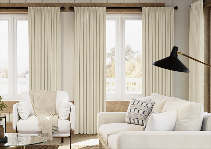 Grandeur, Pearl White - Made to Measure Curtains - Image 3